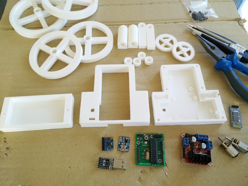 Printed parts and material